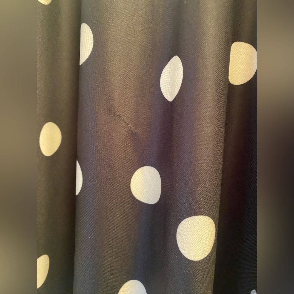 Zara Black and White Polka Dot Blouse - Picture 2 of 3